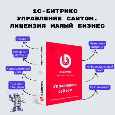 1С-Битрикс: Управление сайтом. Лицензия Малый бизнес - купить в Центральной Усадьбе