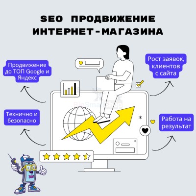 SEO продвижение интернет-магазина - купить в Центральной Усадьбе